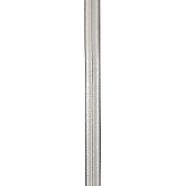 Access Lighting Extension Rod, 6 Inch Rod with Nipple, Brushed Steel Finish R506-BS